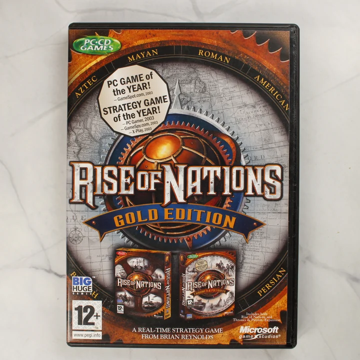 Rise of Nations Gold Edition előlap Rise of Nations Gold Edition PC játék előlapja
