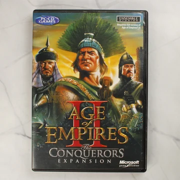 Age of Empires II The Conquerors Expansion PC játék előlapja