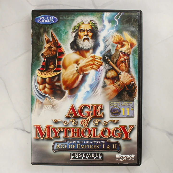 Age of Mythology borítókép Age of Mythology PC játék borítója