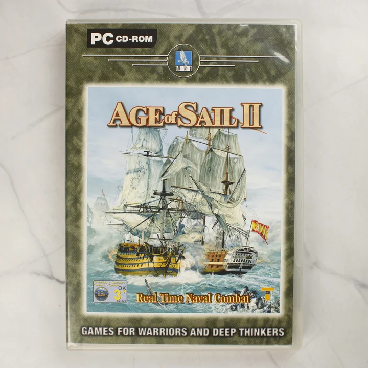 Age of Sail II PC játék elülső borítója vitorlás hajókkal