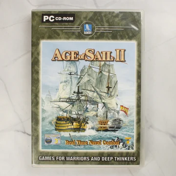 Age of Sail II PC játék elülső borítója vitorlás hajókkal