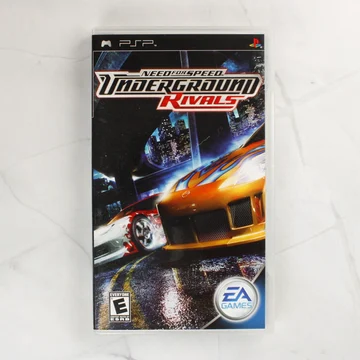 Need for Speed Underground Rivals PSP játék elölnézete a tokban