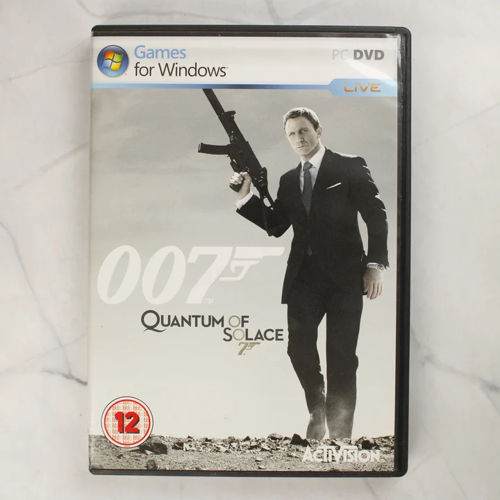 007 Quantum of Solace PC előlap 007 Quantum of Solace PC játék borítója