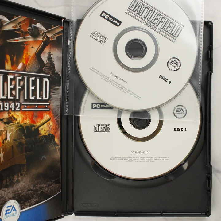 Battlefield 1942 PC CD lemezek Battlefield 1942 PC lemezek a tokban