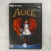 American McGee's Alice PC játék borítója