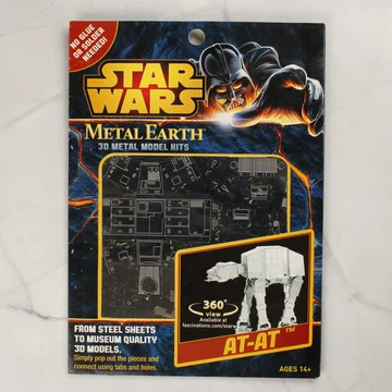 Metal Earth Star Wars AT-AT 3D fémmodell készlet elölnézete