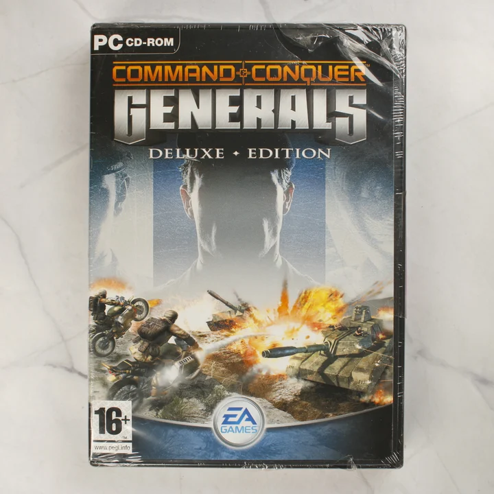 Command & Conquer Generals Deluxe Edition előlap Command & Conquer Generals Deluxe Edition PC játék előlapja fóliázva