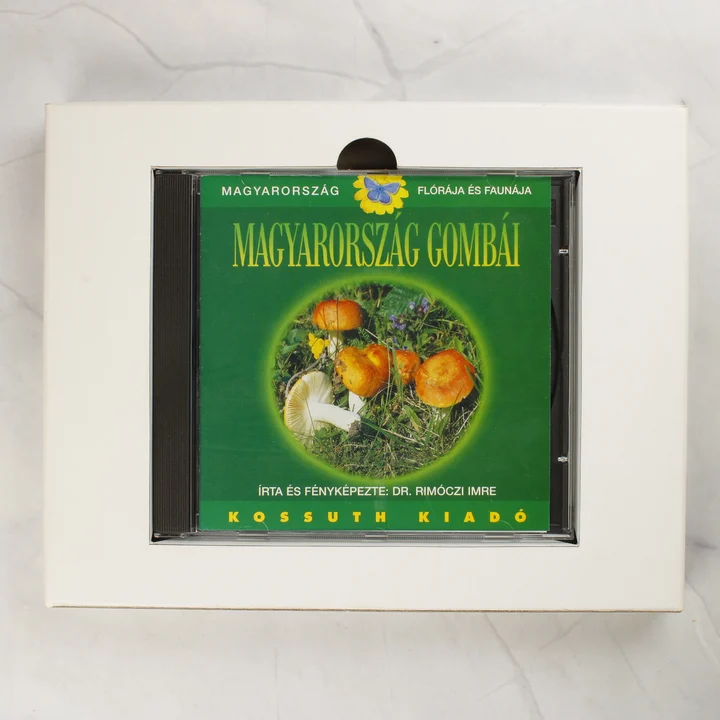 A CD-tok a kartondoboz belső tartójában