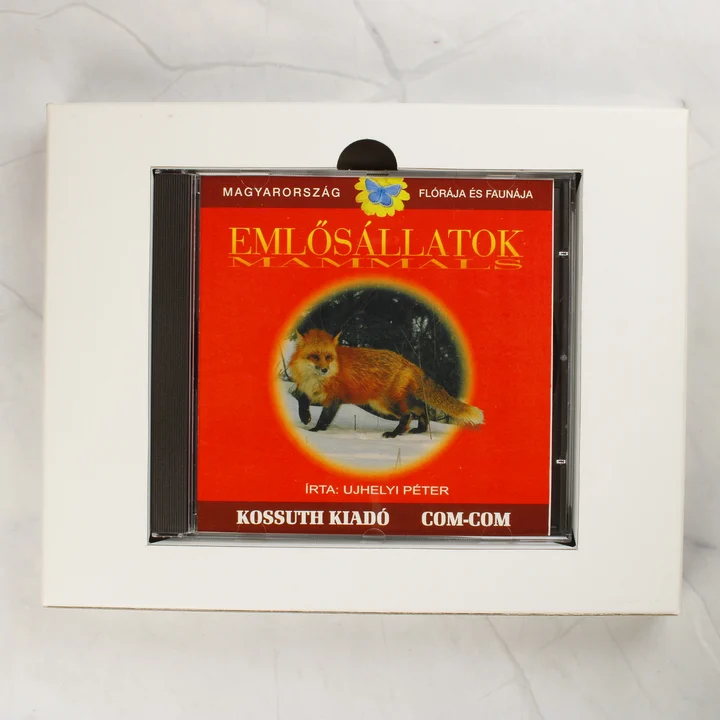 Emlősállatok CD-ROM tok a belső karton tartóban