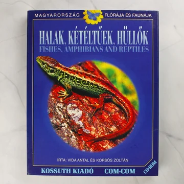 Halak, kétéltűek, hüllők CD-ROM szoftver dobozának előlapja