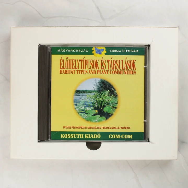 Élőhelytípusok és társulások belső csomagolás Élőhelytípusok és társulások CD-tok a belső tartóban