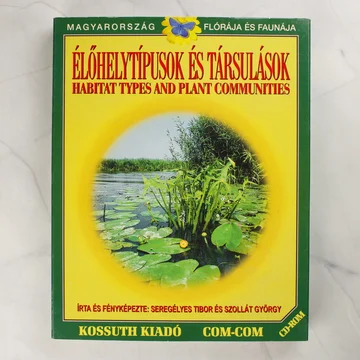 Élőhelytípusok és társulások CD-ROM szoftver dobozának előlapja