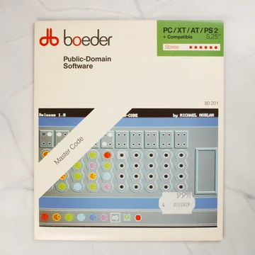 Boeder Master Code videójáték papírtokos csomagolása elölről