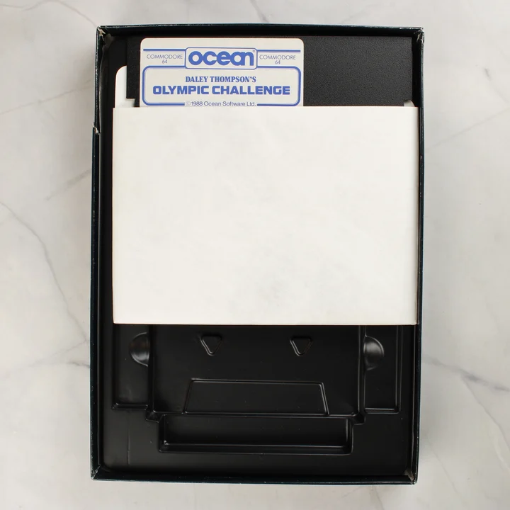 C64 floppy lemez Daley Thompson's Olympic Challenge 5,25 colos floppy lemez