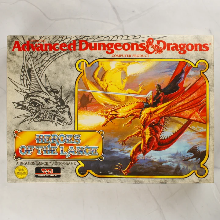 Heroes of the Lance doboz Advanced Dungeons & Dragons Heroes of the Lance doboz eleje