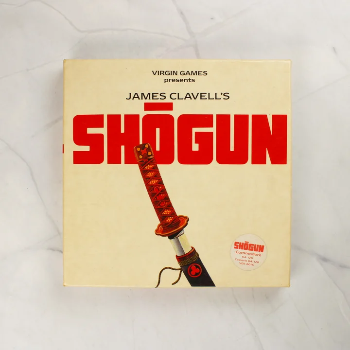 Shogun C64 doboz James Clavell's Shogun videójáték dobozának eleje