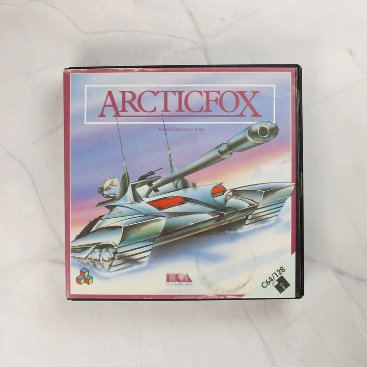 Arcticfox C64 előlap Arcticfox videójáték előlapi borítója Commodore 64 platformra