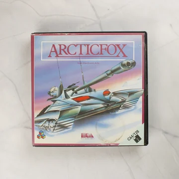 Arcticfox videójáték előlapi borítója Commodore 64 platformra