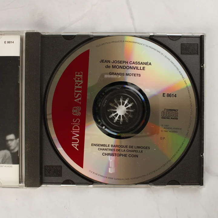 Mondonville - Grands Motets CD lemez a nyitott tokban