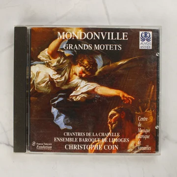 Mondonville - Grands Motets CD előlapja a műanyag tokban