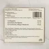 Sibelius Symphony No 2 CD hátlapja a számlistával és vonalkóddal