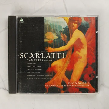 Alessandro Scarlatti - Cantatas Volume II CD előlapja a műanyag tokban