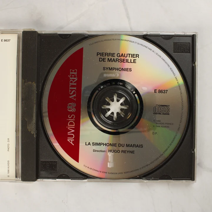Pierre Gautier de Marseille - Symphonies CD lemez A Pierre Gautier de Marseille - Symphonies CD lemez a nyitott tokban