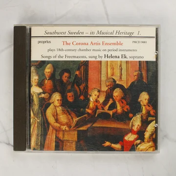 A Southwest Sweden – its Musical Heritage 1. CD előlapja a tokban