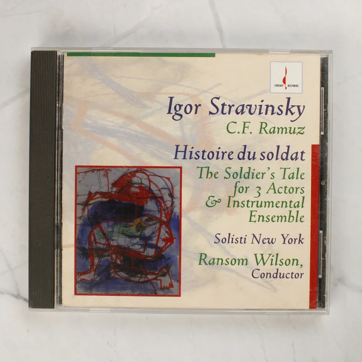 Igor Stravinsky - Histoire du soldat CD előlap Igor Stravinsky - Histoire du soldat CD előlapja a normál CD-tokban