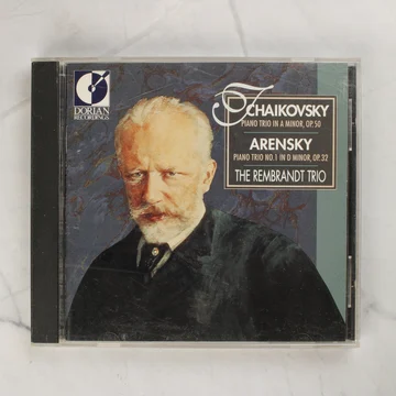 The Rembrandt Trio - Tchaikovsky & Arensky CD előlapja Csajkovszkij portréjával