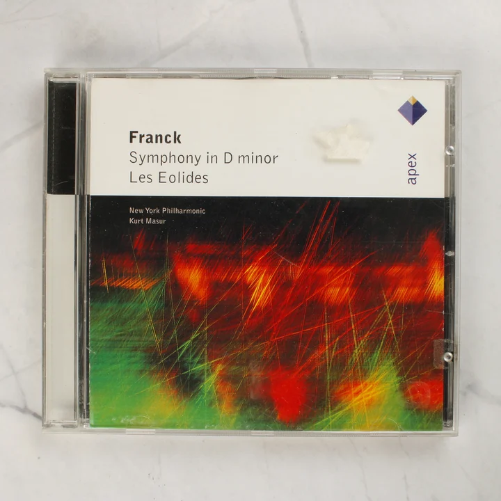 Franck: Symphony in D minor CD előlap César Franck d-moll szimfónia CD előlapja a műanyag tokban