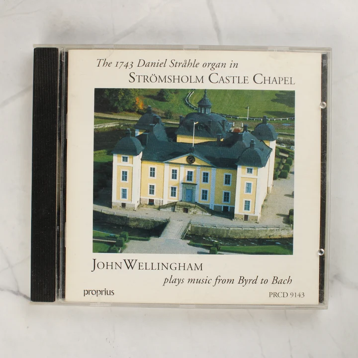 John Wellingham Strömsholm Castle Chapel CD előlapi borítója a műanyag tokban