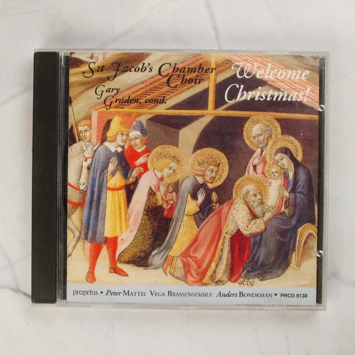 A Welcome Christmas! CD előlapja a háromkirályok ábrázolásával
