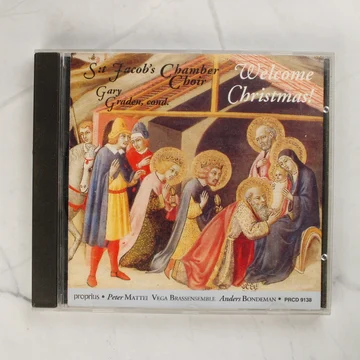 A Welcome Christmas! CD előlapja a háromkirályok ábrázolásával