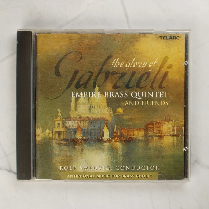 The Glory of Gabrieli CD előlapja a velencei festménnyel
