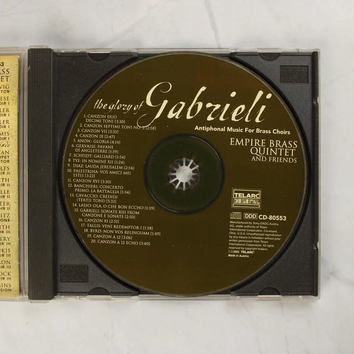 The Glory of Gabrieli CD lemez a tokban