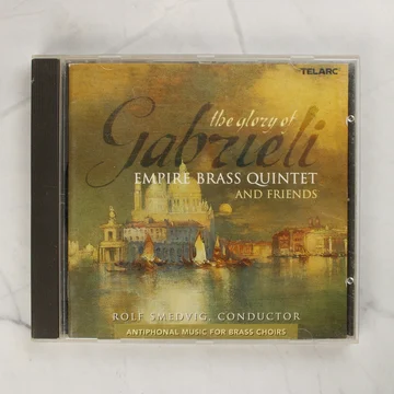 The Glory of Gabrieli CD előlapja a velencei festménnyel