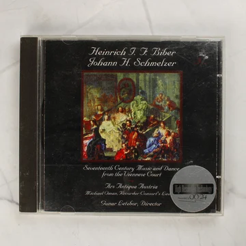 Heinrich I. F. Biber és Johann H. Schmelzer CD előlapja normál CD-tokban