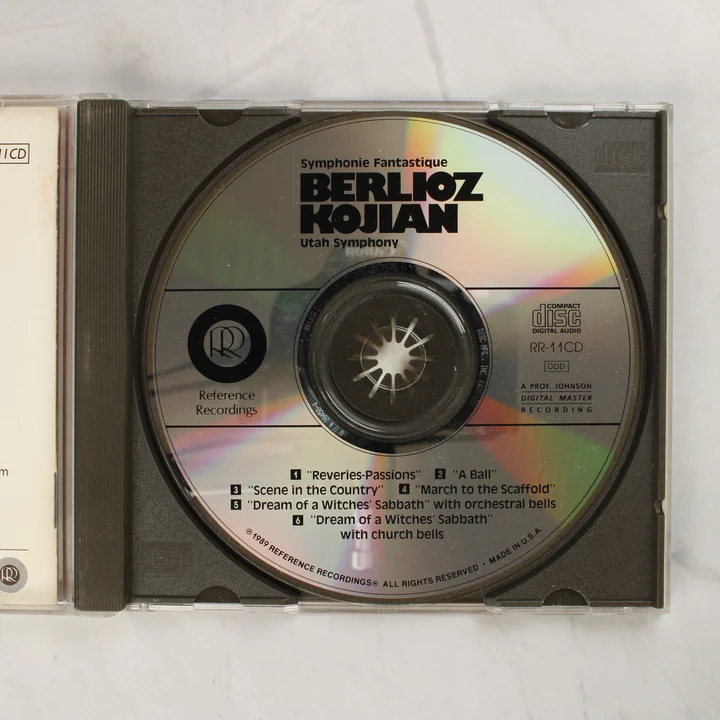 Berlioz Symphonie Fantastique CD lemez A Berlioz Symphonie Fantastique CD lemez a nyitott tokban