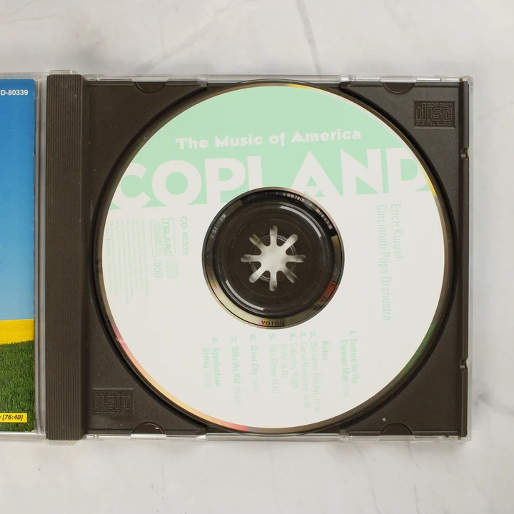 Copland: The Music of America zenei CD lemez a nyitott tokban