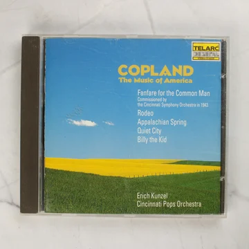 Copland: The Music of America klasszikus zenei CD előlapja a tokban