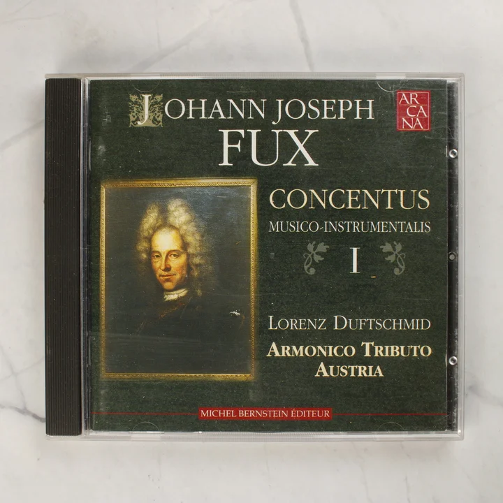 Johann Joseph Fux - Concentus Musico-Instrumentalis I CD előlap Johann Joseph Fux - Concentus Musico-Instrumentalis I CD előlapja a tokban