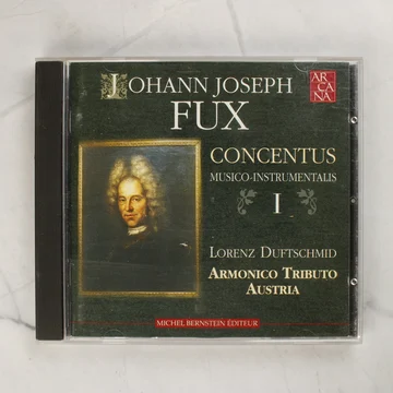 Johann Joseph Fux - Concentus Musico-Instrumentalis I CD előlapja a tokban