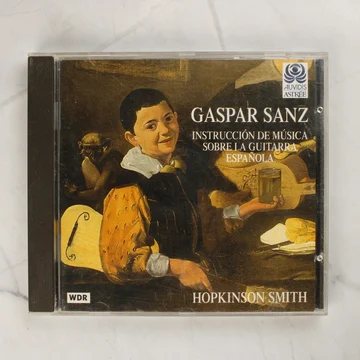Gaspar Sanz: Instrucción de música sobre la guitarra española CD előlapja a tokban