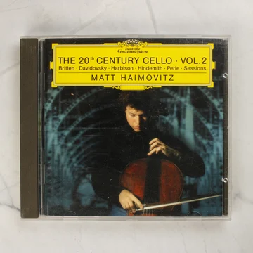 Matt Haimovitz – The 20th Century Cello Vol. 2 CD előlapja a műanyag tokban