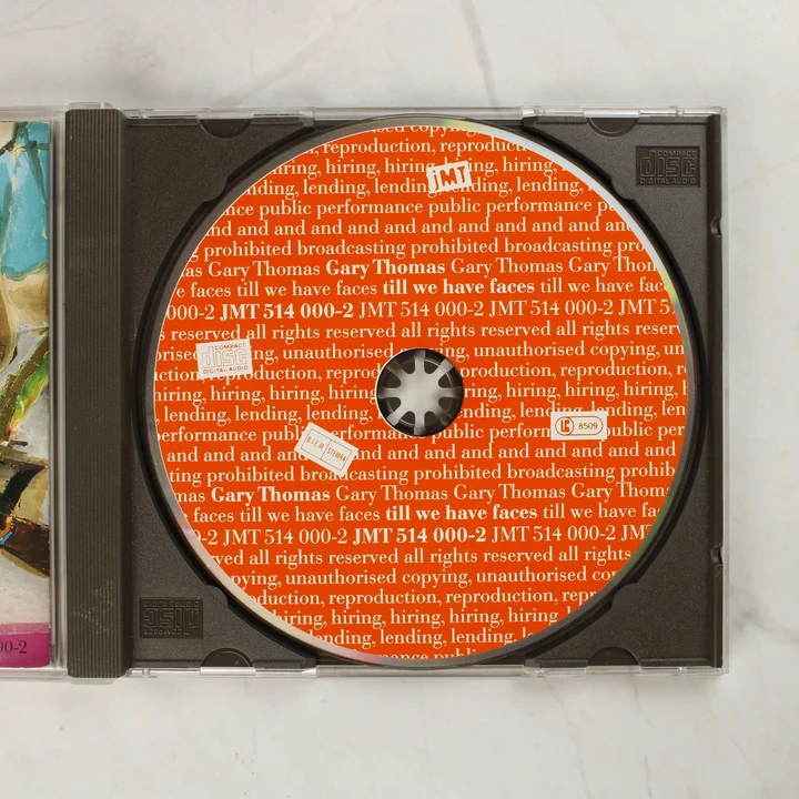 Gary Thomas Till We Have Faces narancssárga mintás CD lemeze a tokban