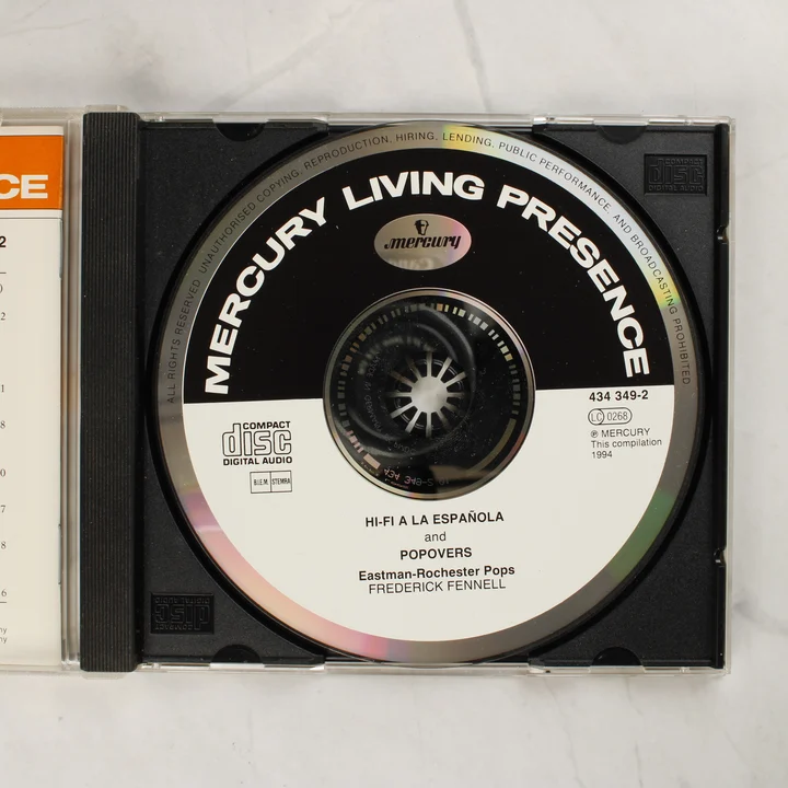 Hi-Fi a la Española CD lemez A Hi-Fi a la Española and Popovers CD lemez a nyitott tokban