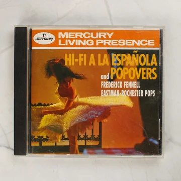A Hi-Fi a la Española and Popovers CD előlapja a normál műanyag tokban