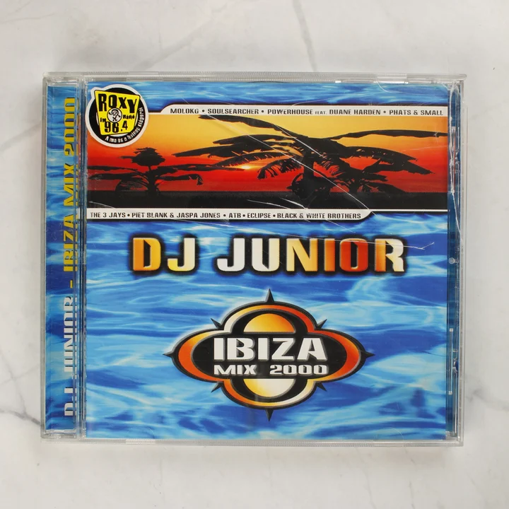 DJ Junior - Ibiza Mix 2000 CD előlapja a műanyag tokban