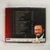 Luciano Pavarotti Live in Modena zenei CD hátlapja a számlistával